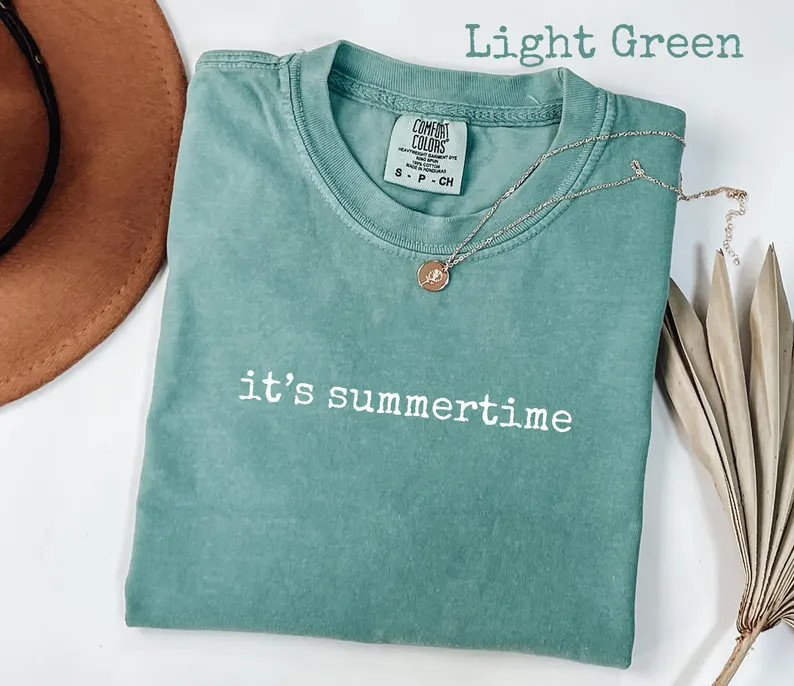 Comfort Tee Its Summertime Beach Ocean Vacation Style