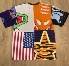 Asspizza Patchwork Panel Multi Logo Tee Shirt Large 2024 1/1 RARE