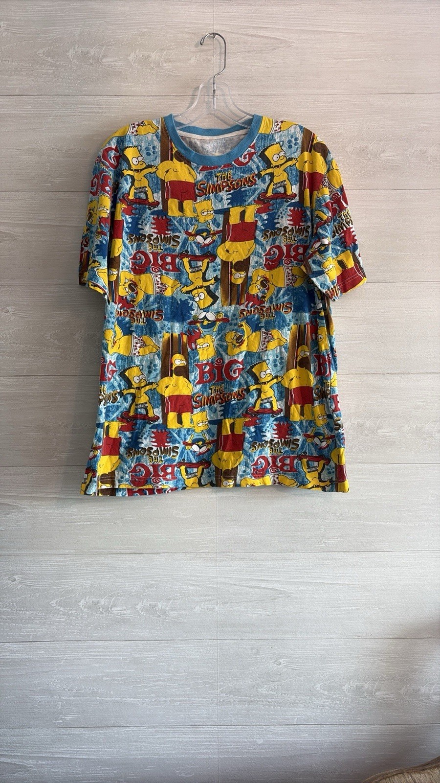 The Simpsons All Over Print T-Shirt Bart Homer 20th Century Fox gallery