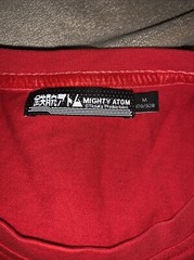 Astro Boy shirt Tokyo Atom Tezuka Productions size medium mighty red Japan rare