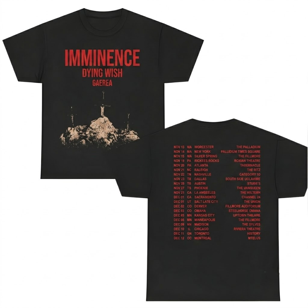 Imminence 2026 Tour T-Shirt Unisex Cotton All Sizes CB0932 gallery