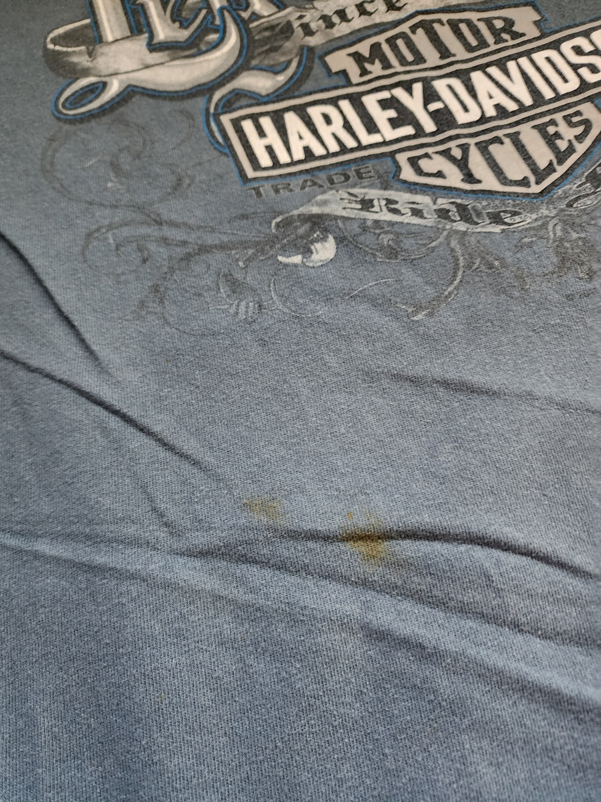 Harley Davidson Legendary Double Sided T-Shirt Sz XL Blue Cape Cod Hyannis MA gallery