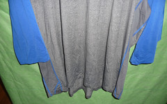 Nike Baseball Dri-Fit Blue & Gray Raglan Sleeve Slim Fit Men’s Shirt Size 3XL