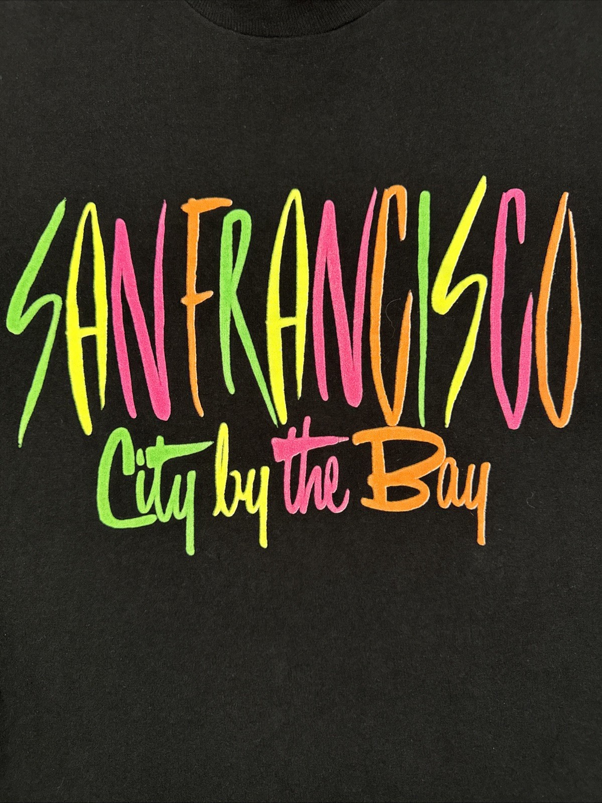 San Francisco City By The Bay Vintage Single Stitch Made in USA Tee XXXL 3XL gallery