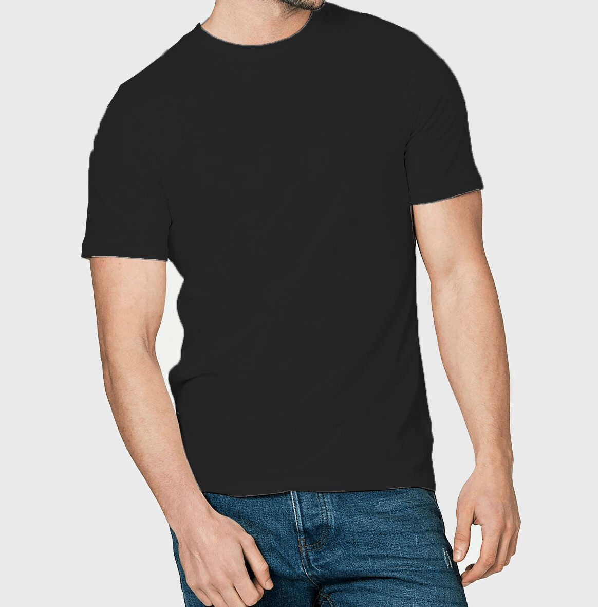 1 , 3 & 5 Pack Mens T-Shirt Cotton Plain Tee Shirts T Shirt Round Neck Lot gallery