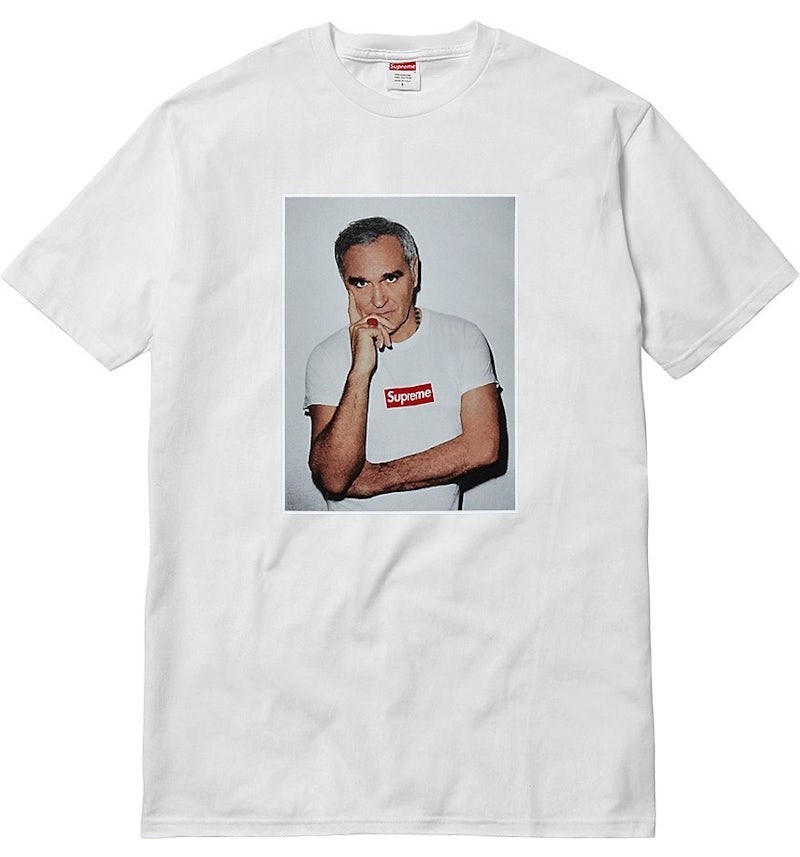 Supreme Morrissey Tee Medium White SS16 Brand New With Tag Rare