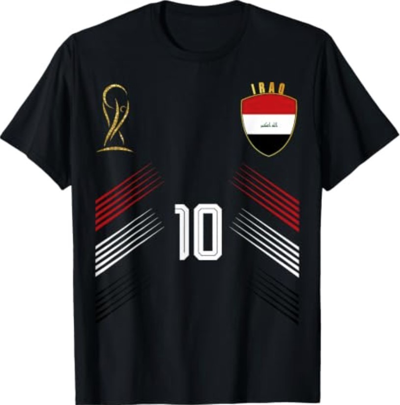 Iraq Flag Iraqi Pride Lovers Retro T-Shirt