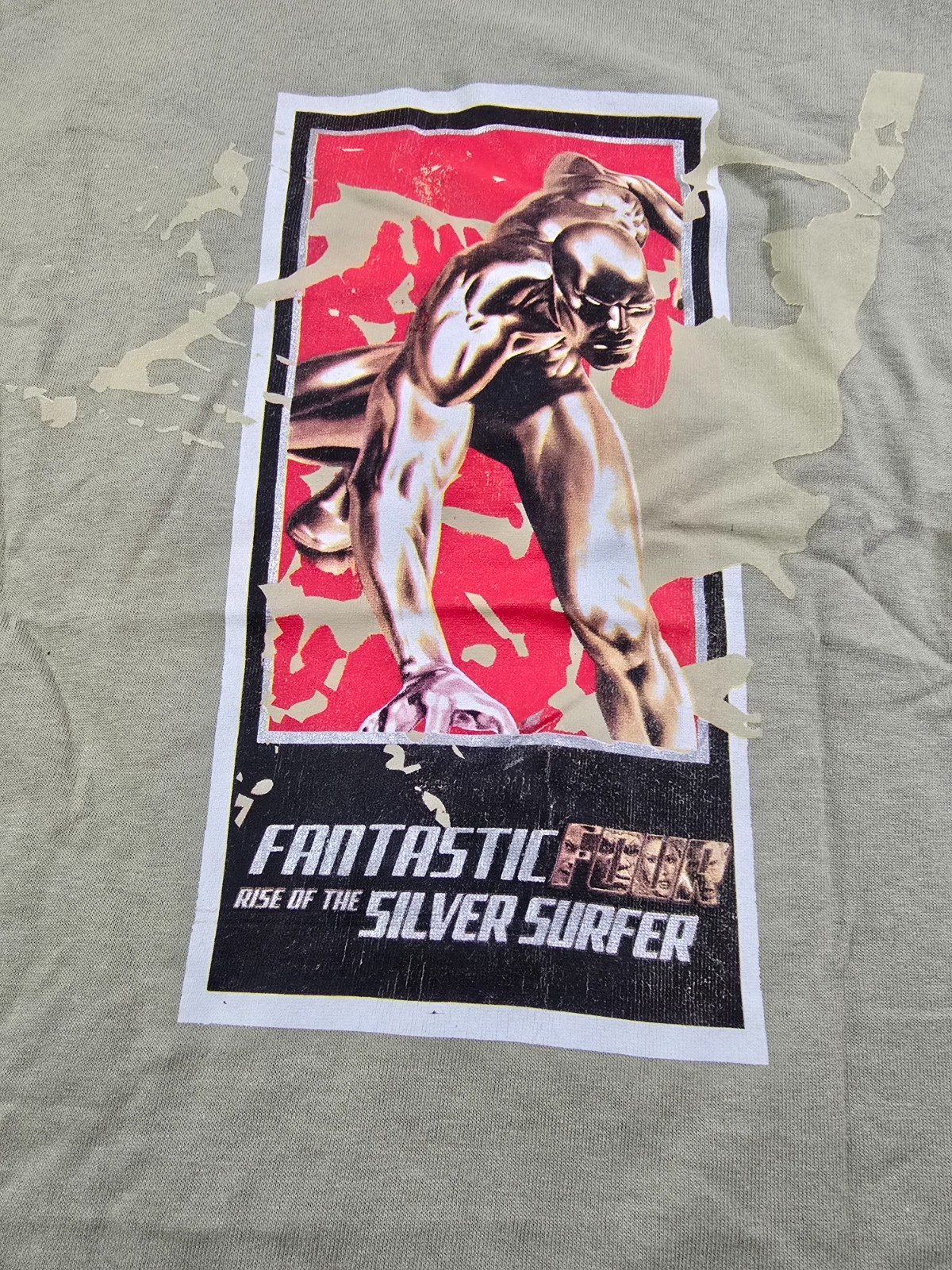 Marvel Men's Fantastic Four Silver Surfer graphic t-shirt gallery