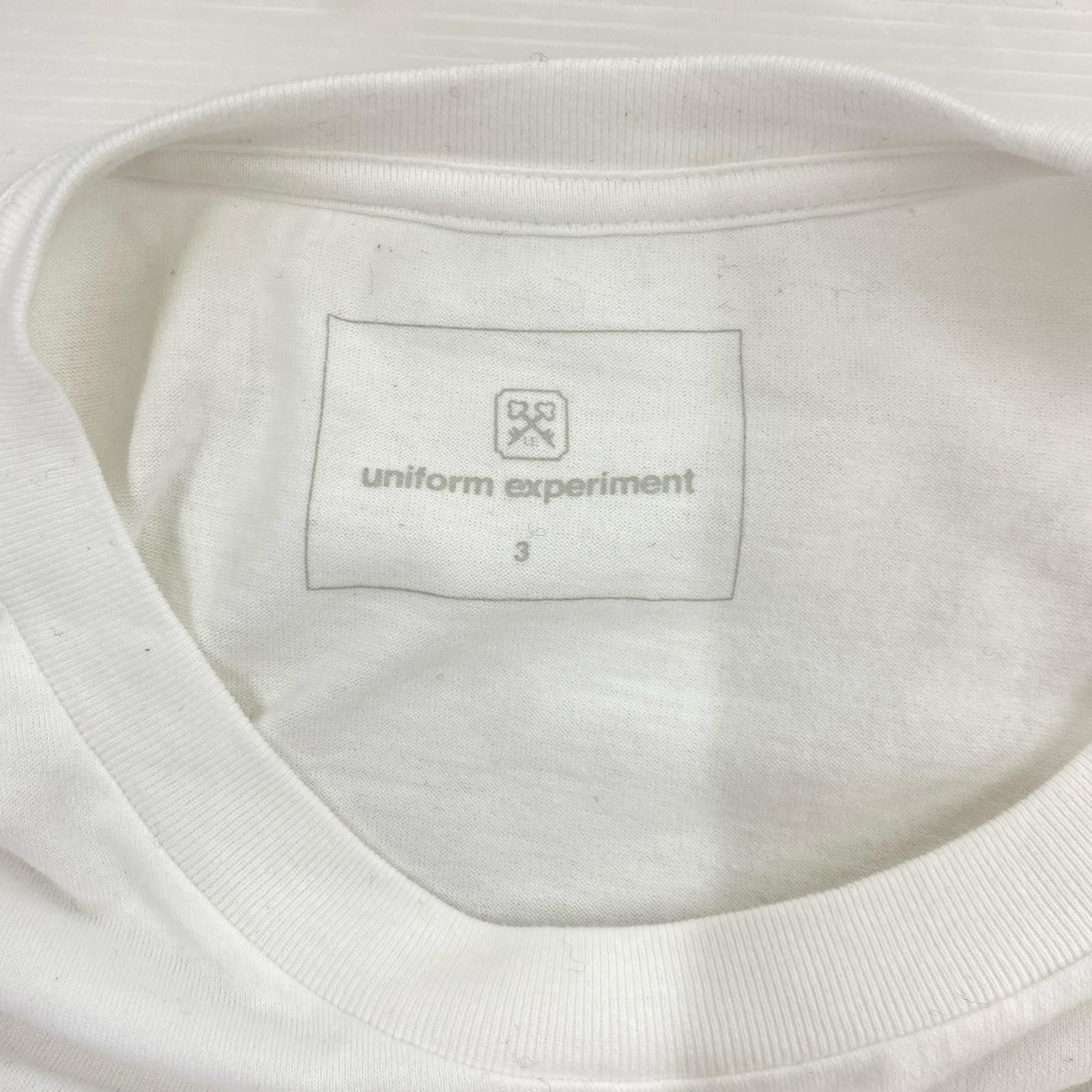 uniform experiment UE-210012 Printed Crew NeckShort sleeve T-shirt size3/whi... gallery