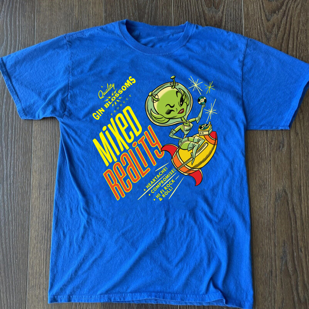 Gin Blossoms – Mixed Reality Royal Blue Shirt S-5XL L494