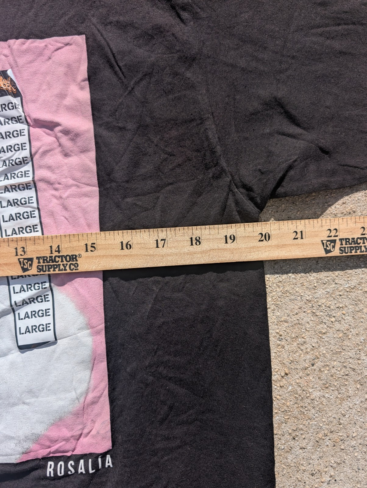 Rosalia Graphic T Shirt Large Black The Thread Shop Pop Star Tee New gallery