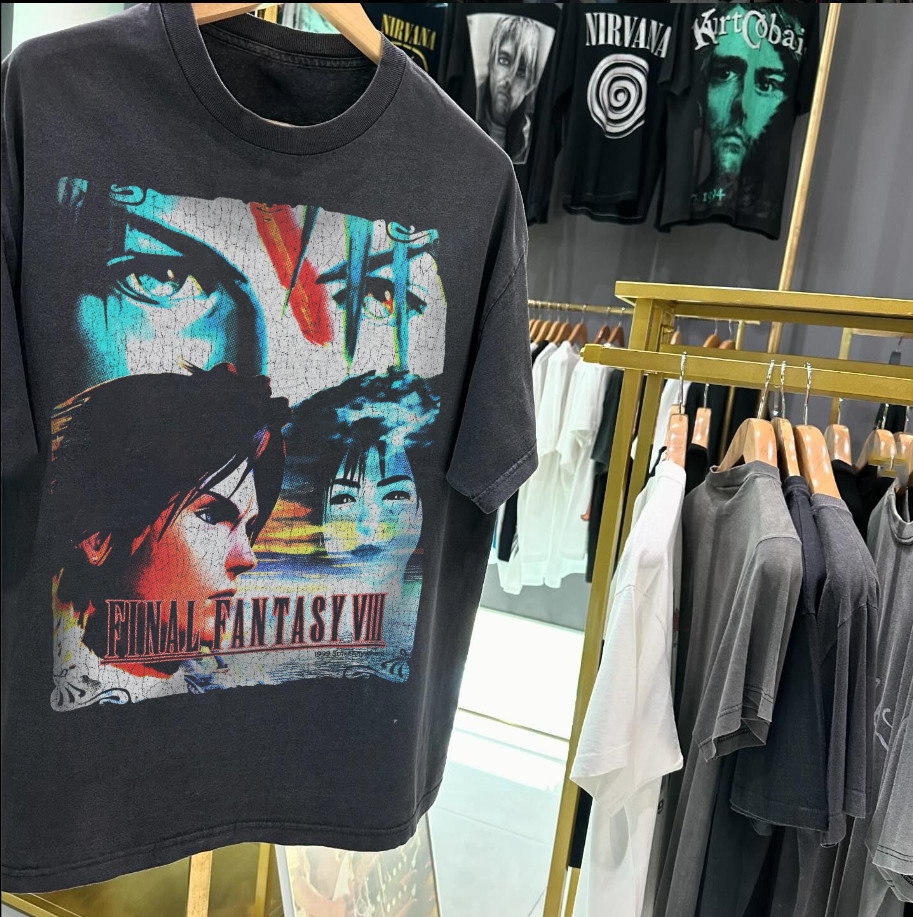 1999 Final Fantasy 8 ' Washed T-Shirt Black L gallery