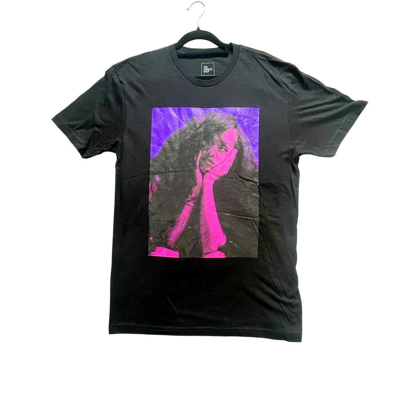 The Thread Shop T‑Shirt Men M Black Graphic Streetwear Tour Style Cotton Tee EUC gallery