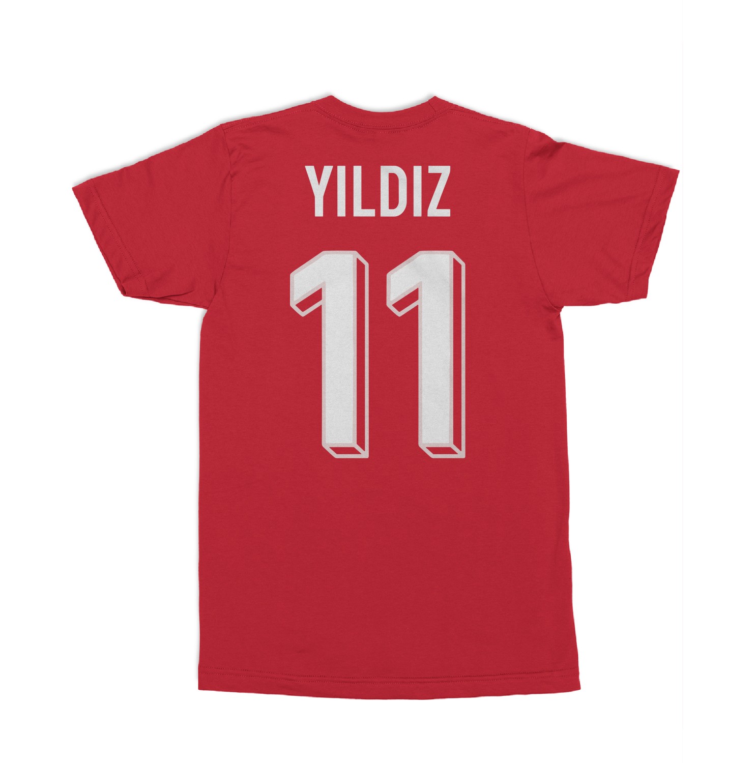 Turkiye Yildiz 11 Soccer Inspired Jersey Style Unisex T-Shirt gallery