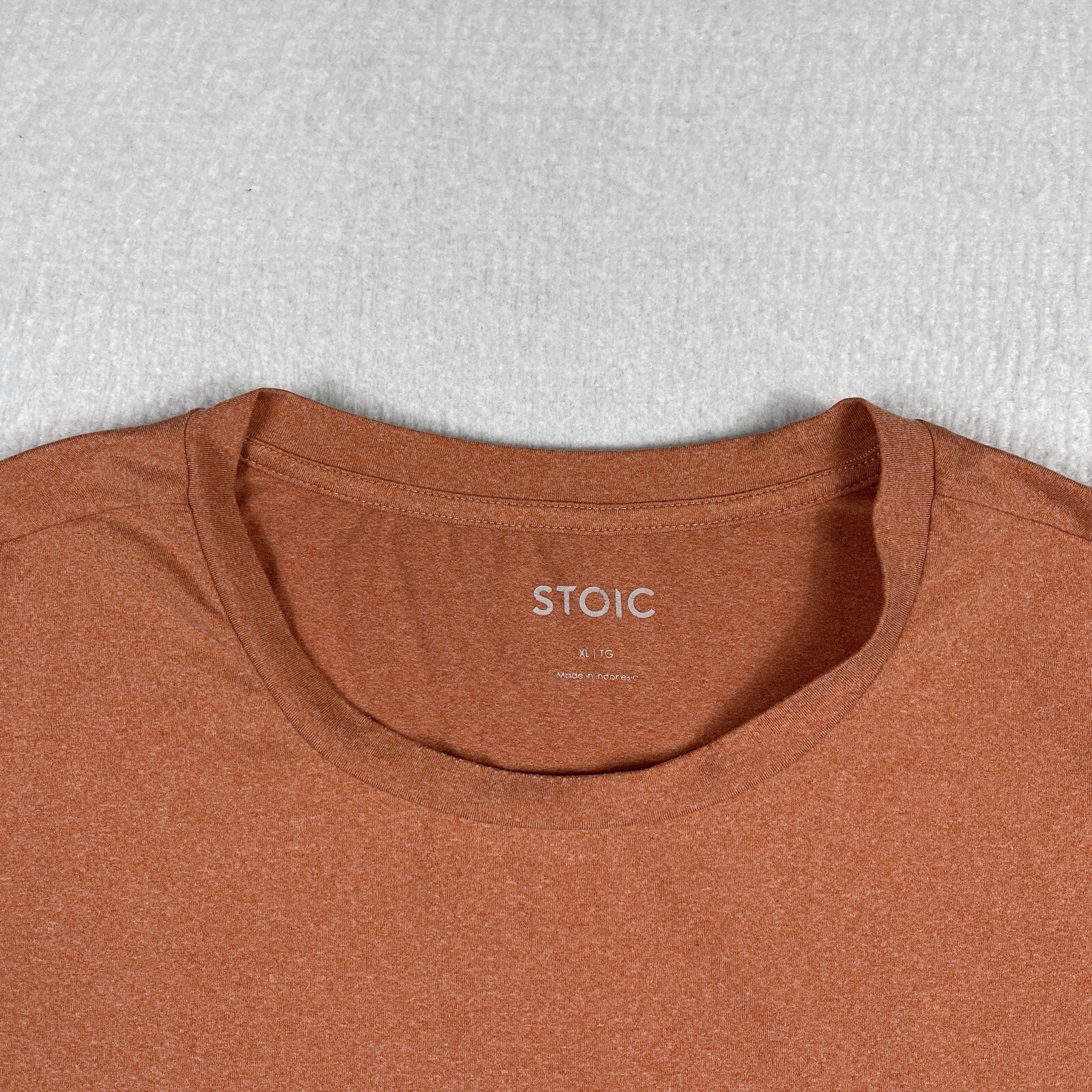 Stoic Shirt Mens XL Orange Tee Pullover Gym Yoga Run Jog Casual Everyday Workout gallery