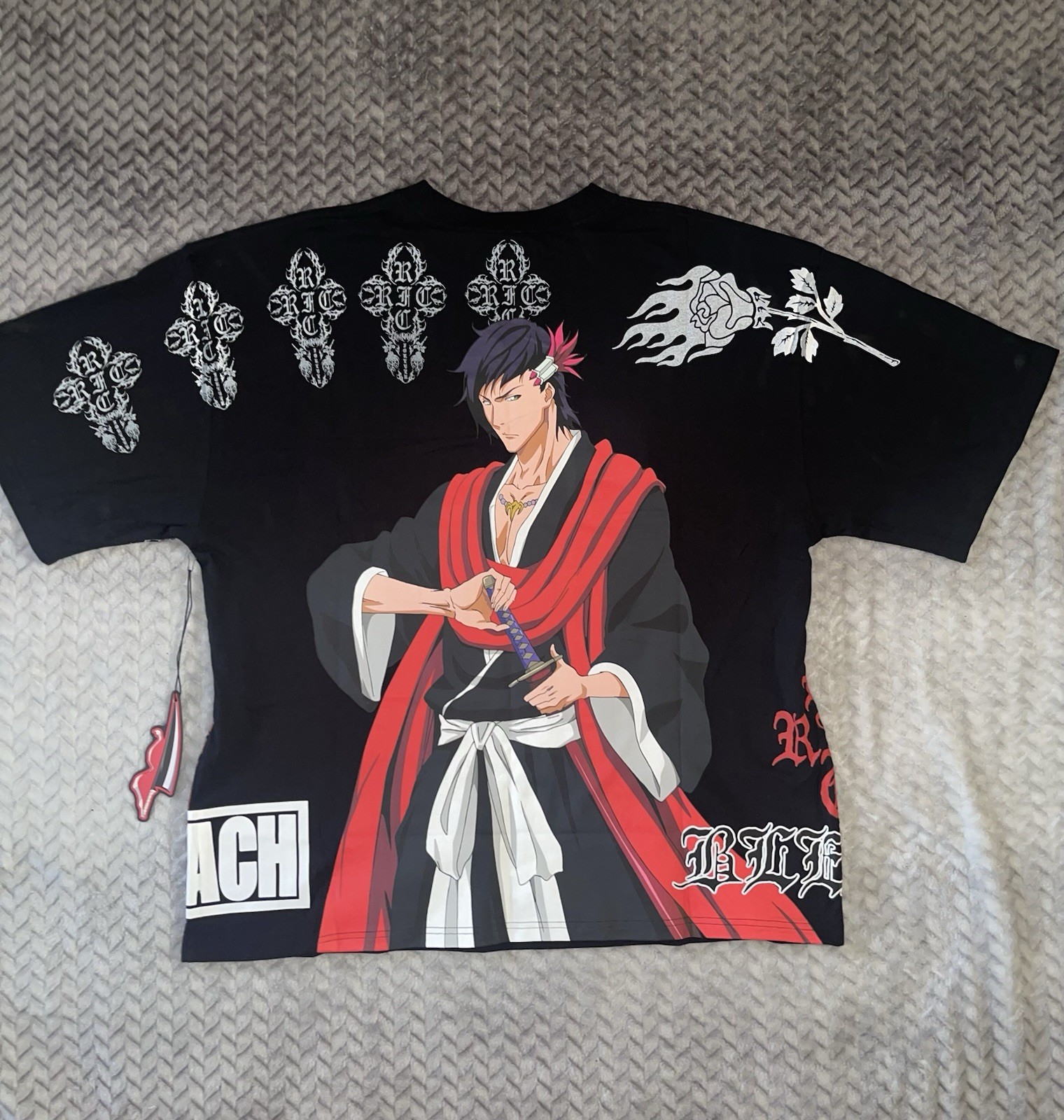 Civil Regime Bleach Koga T-Shirt Black Red White Size 2XL gallery