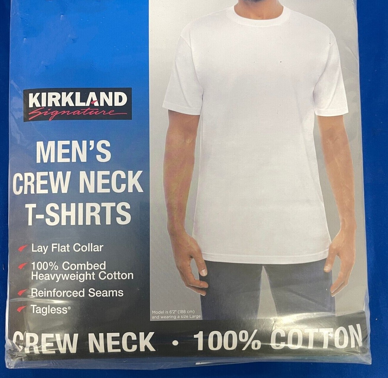 Kirkland Signature Men’s Crew Neck 6-Pack T-Shirts - Choose Color & Size - NEW gallery