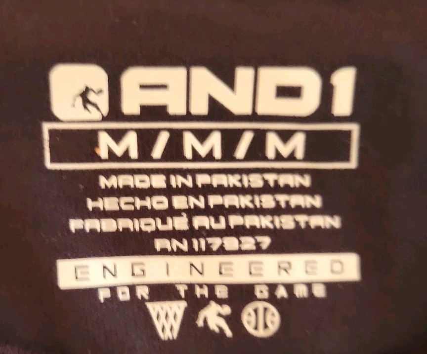 AND1 Men's Graphic T-Shirt, Size M Color Navy gallery