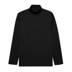 Mens Roll Neck Cotton Lightweight Turtle Funnnel Neck Jumper Long Sleeve tops