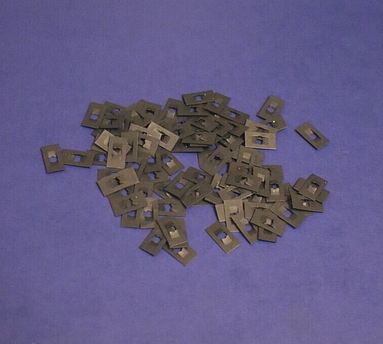 1/8″ Stud Size Flat Speed Nuts 5/16″ x 9/16″ (100) Emblems Scripts Universal