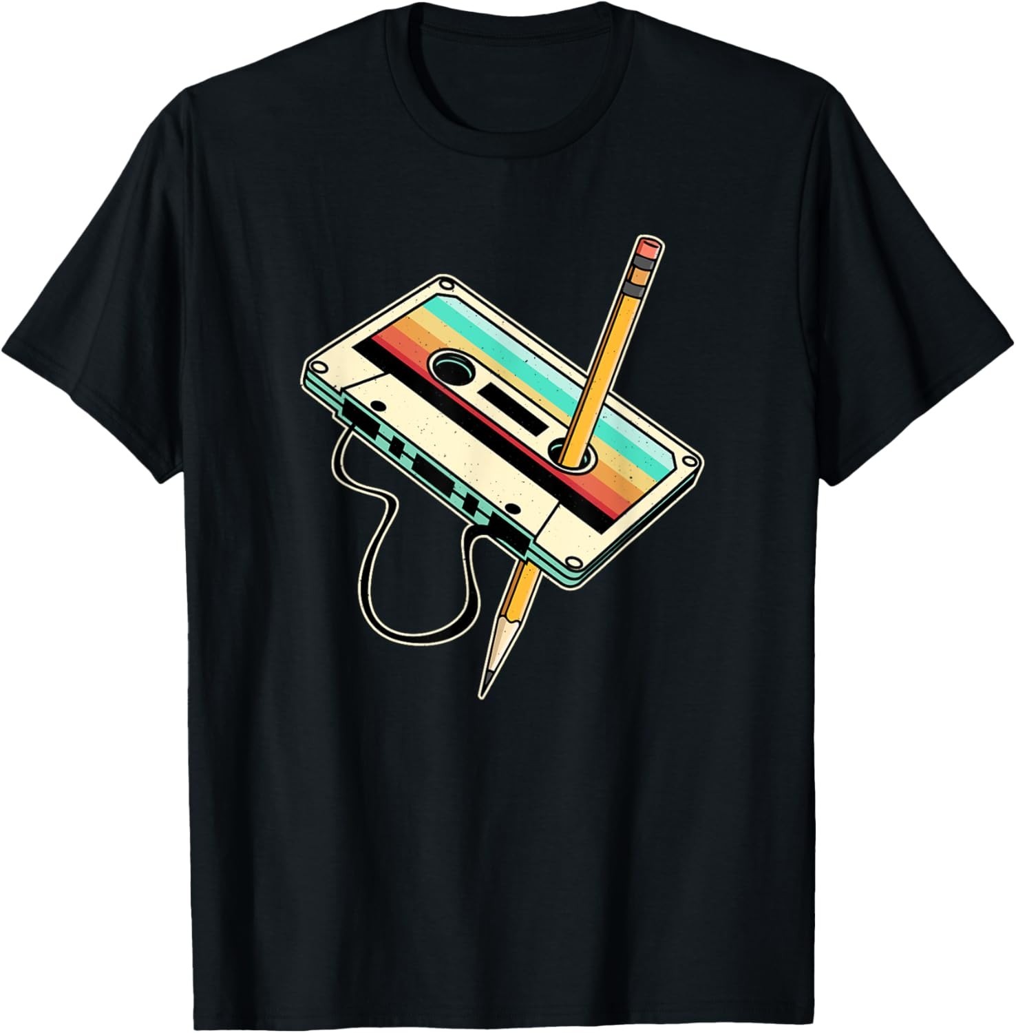 80s 90s Retro Party Costume Nostalgia Cassette Gift Unisex T-Shirt