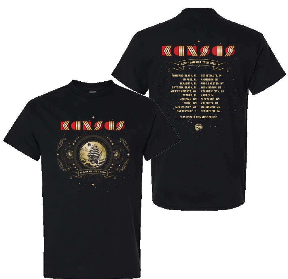 Popular Kansas Band tour 2026 Gift Funny All Size Tee C22.249 gallery