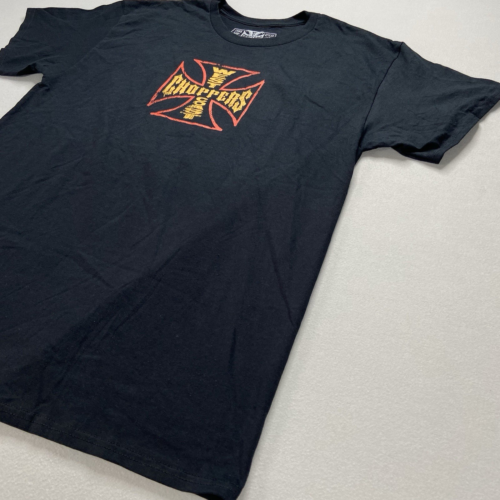 West Coast Choppers Cobra Graphic Logo Men's Crew Neck Black T-Shirt Sizes Vary gallery