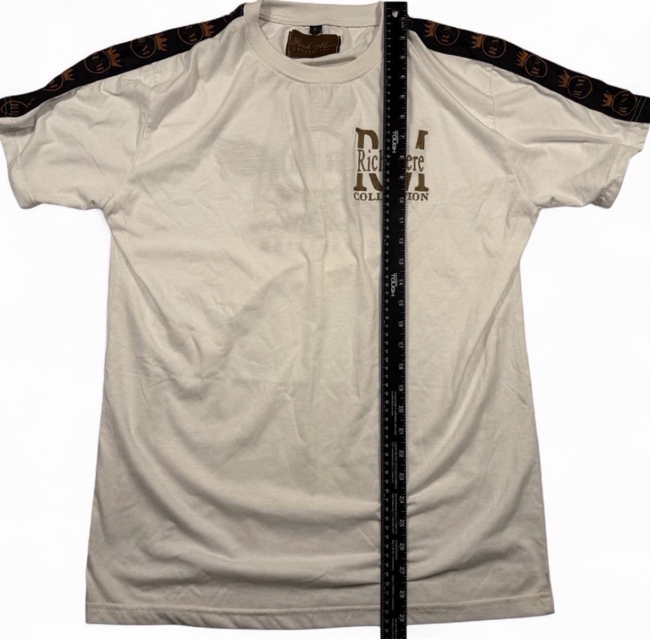 Y2K Rich Mere Collection T Shirt Mens Large White Crown Logo Streetwear gallery