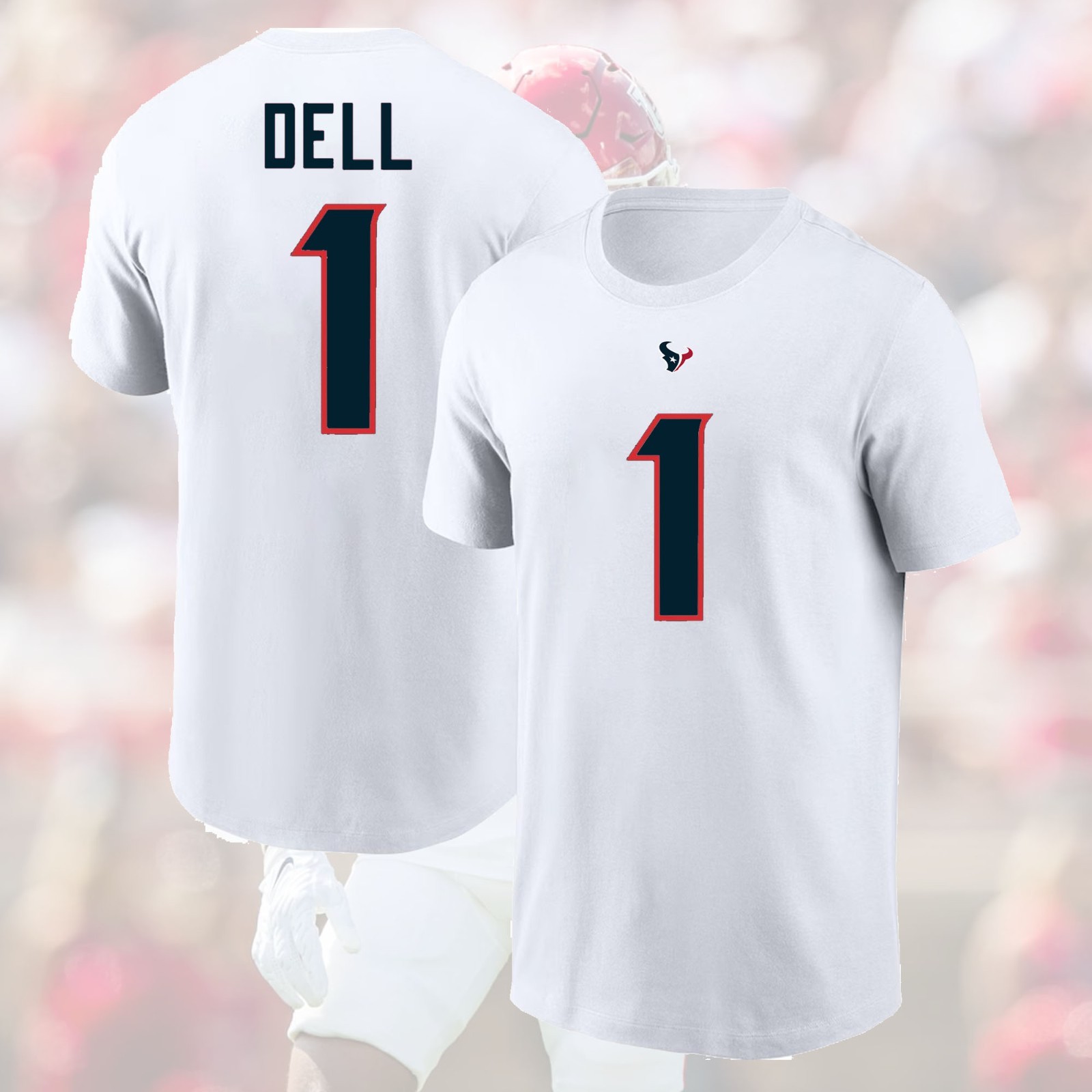 NEW NEW! Tank Dell #1 H0ust0n Te.xans 2026 Name & Number Gift For Fans gallery