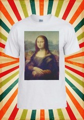 Mona Lisa Leonardo Da Vinci Painting Men Women Vest Tank Top Unisex T Shirt 1713