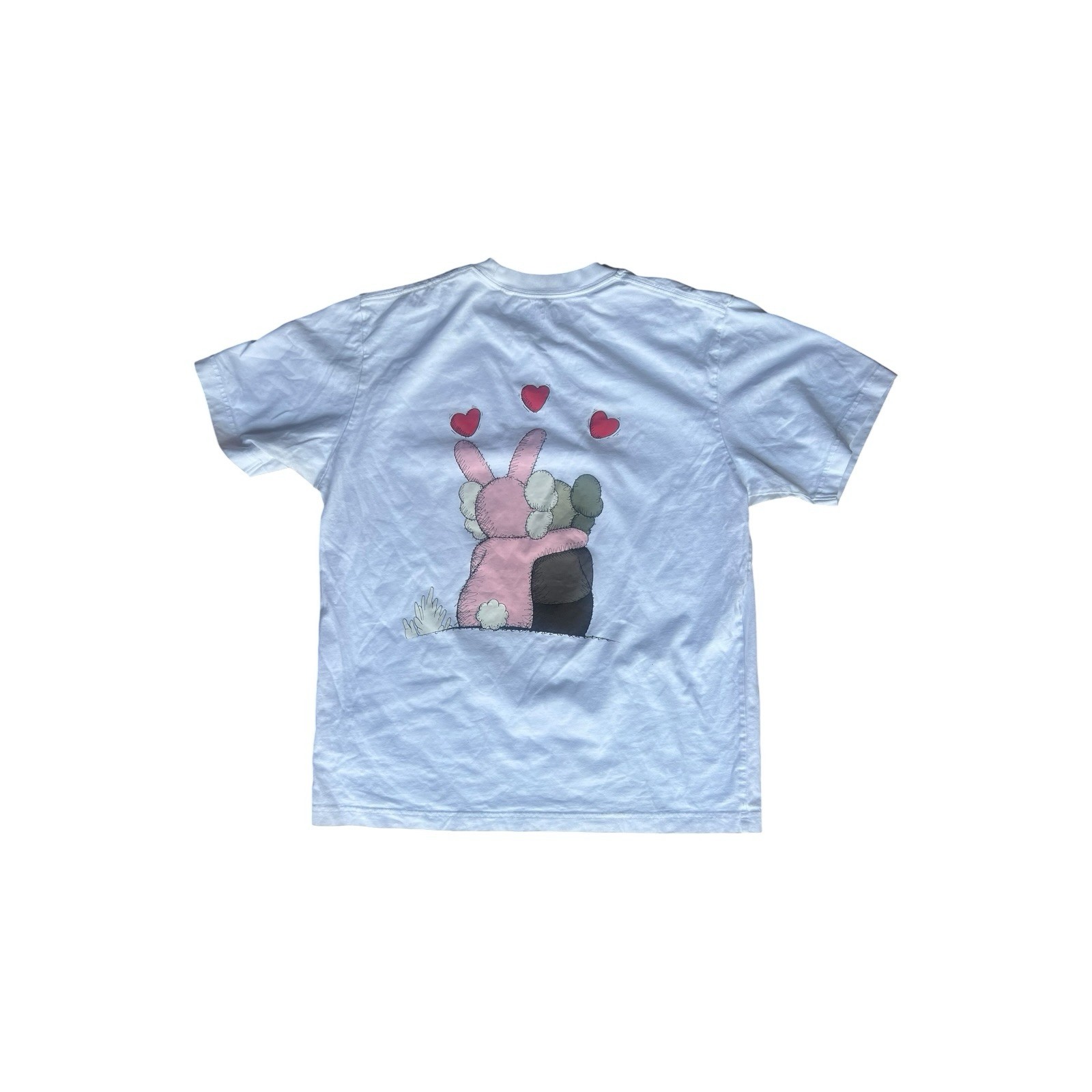 Uniqlo x KAWS x Warhol UT Graphic Tee T-Shirt Size Medium White Heart Rare Mint gallery