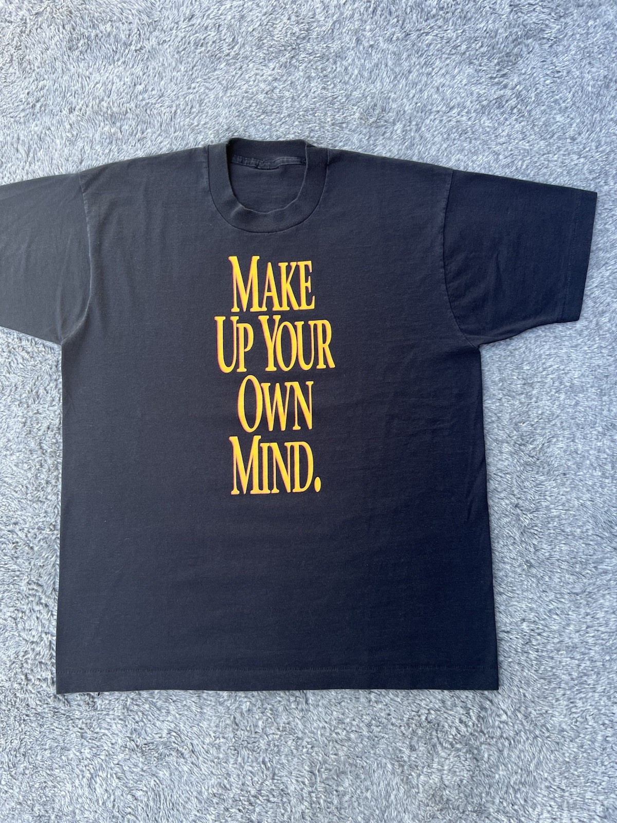 Commodore Amiga Make Up Your Own Mind Graphic T-Shirt Men’s XL Black Cotton gallery