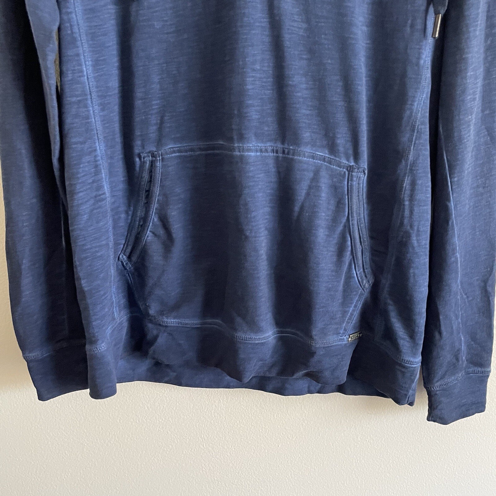 Buckle Black No 48 Men S Blue Standard Fit 4-Button Henley Hooded Pocketed Shirt gallery