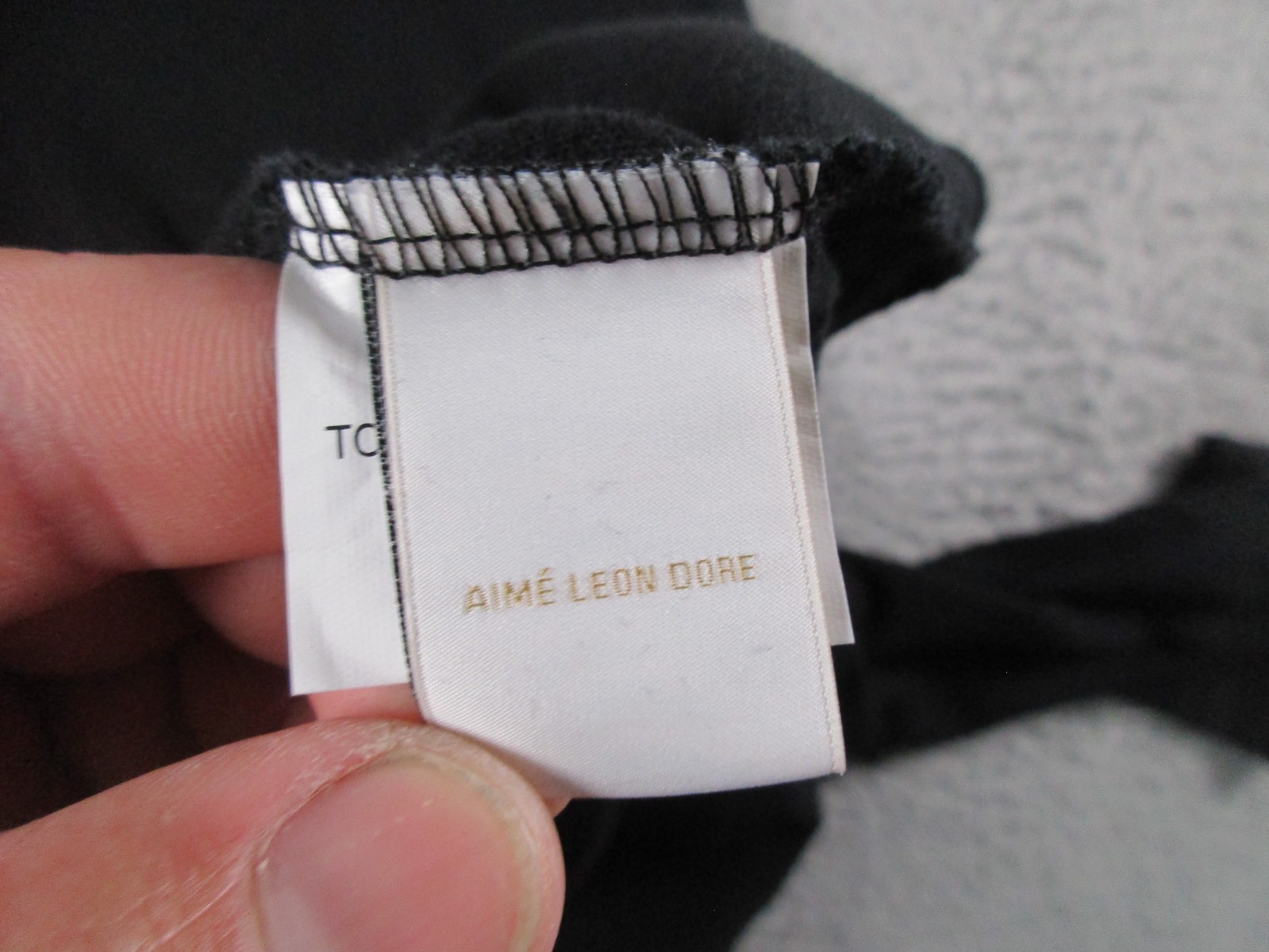 Aime Leon Dore ALD Shirt Mens XL Black Long Sleeve Pullover Embroidered Logo gallery