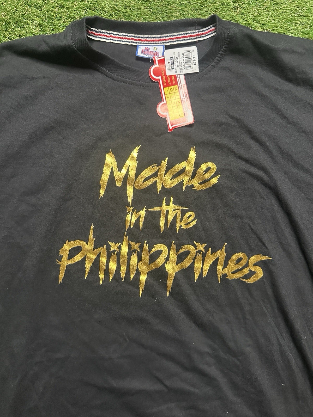 My Philippines Made In The Philippines T Shirt Sz XLarge Black Gold XL gallery