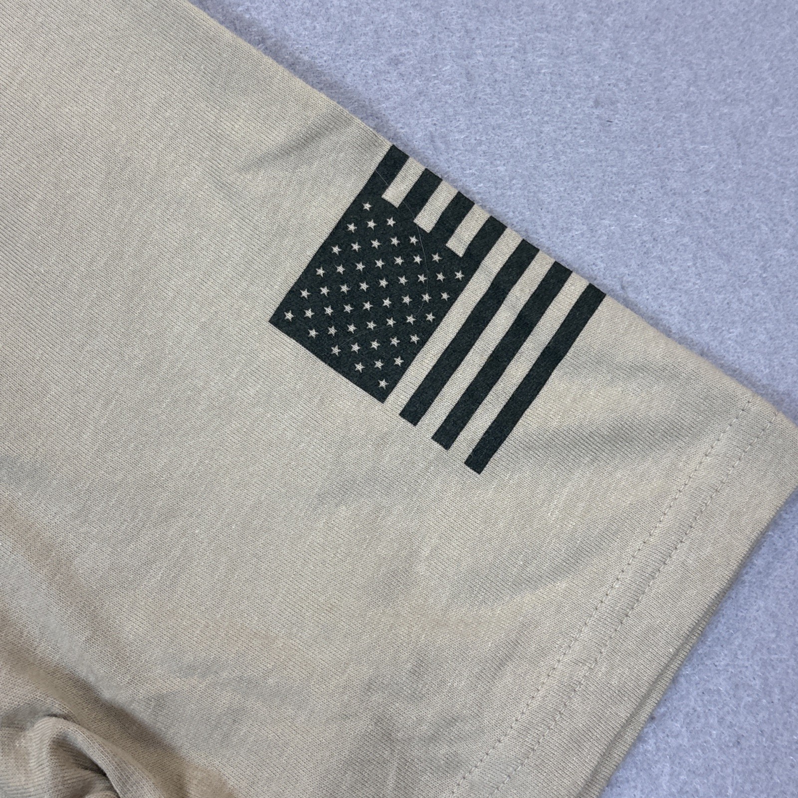 NWT Under Armour Size Small Men's Freedom Snake Knife Cotton Desert Sand T-Shirt gallery