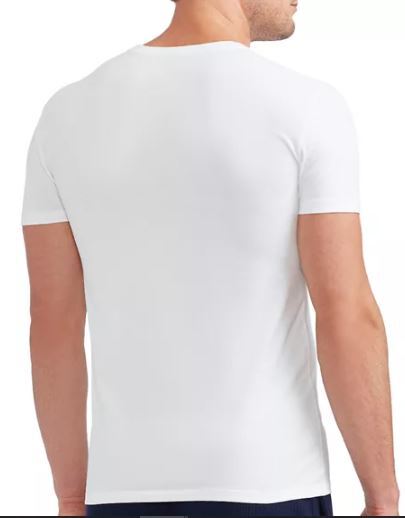 3 GENUINE POLO RALPH LAUREN MENS 1XL TO 6XL BIG&TALL WHITE COTTON CREW T-SHIRTS gallery