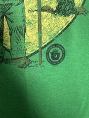Delta Pro Weight Smokey Bear Keep It Green Graphic T-Shirt Size Large