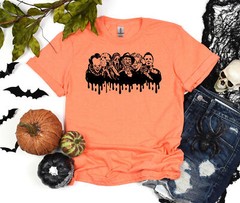 Horror Fan Gift, Halloween Horror Characters T-Shirt, Halloween Shirt, Halloween