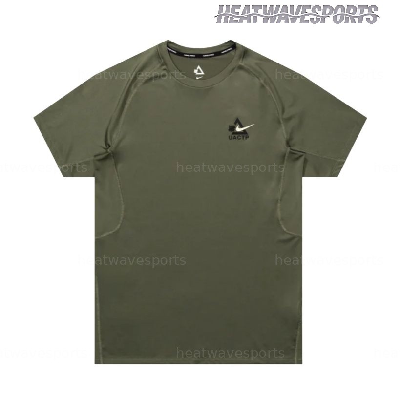 Nike T Shirts Men's Green Crew Neck Moderate IQ7360-222 New Sizes gallery