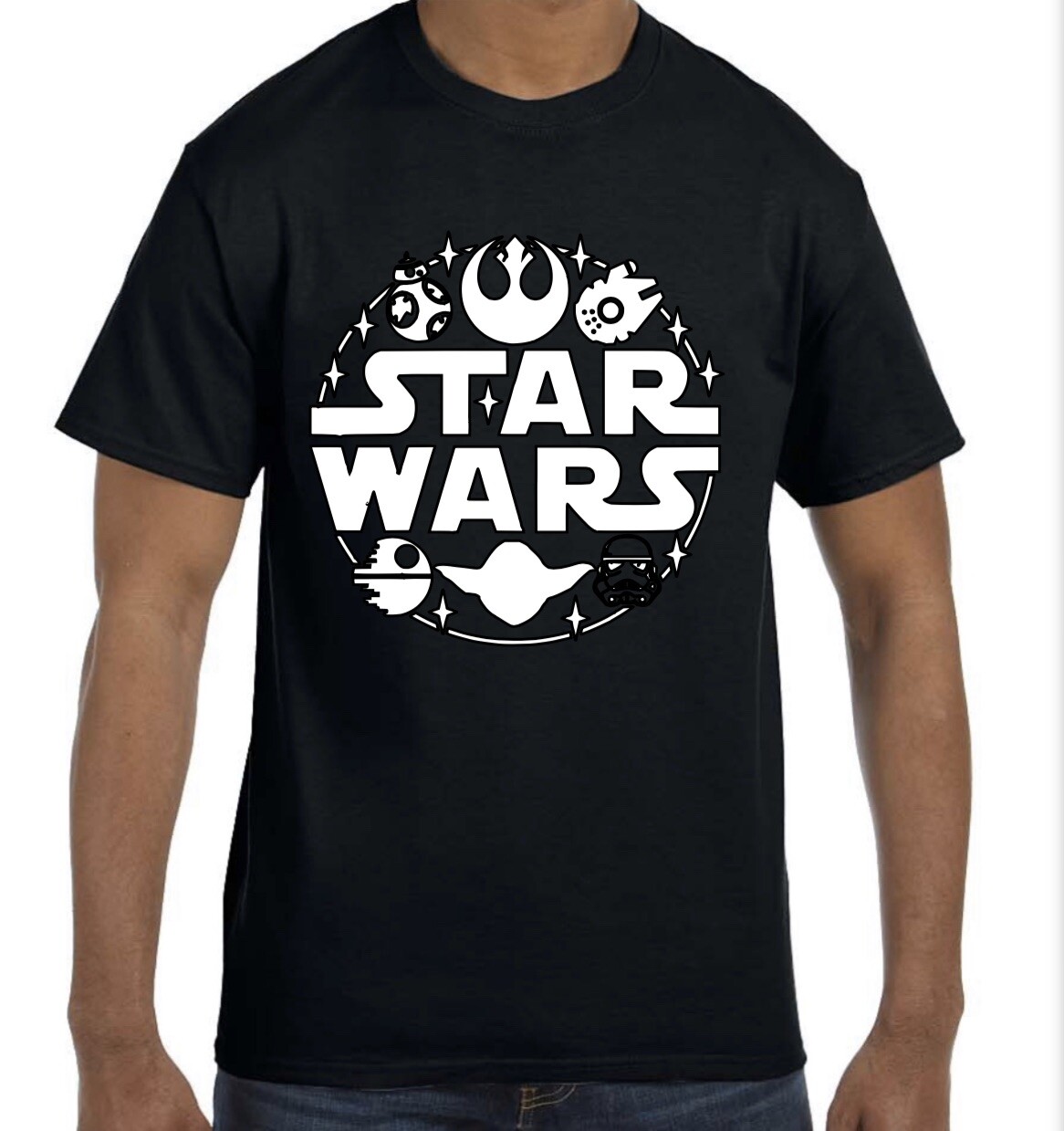 Star Wars Mens Shirt Your Choice Of Size Adult S-XL NEW True To Size made2order gallery