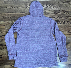 BURNSIDE,Men’s Long Sleeve Hooded Top, Size Medium Shirt Pink long sleeve