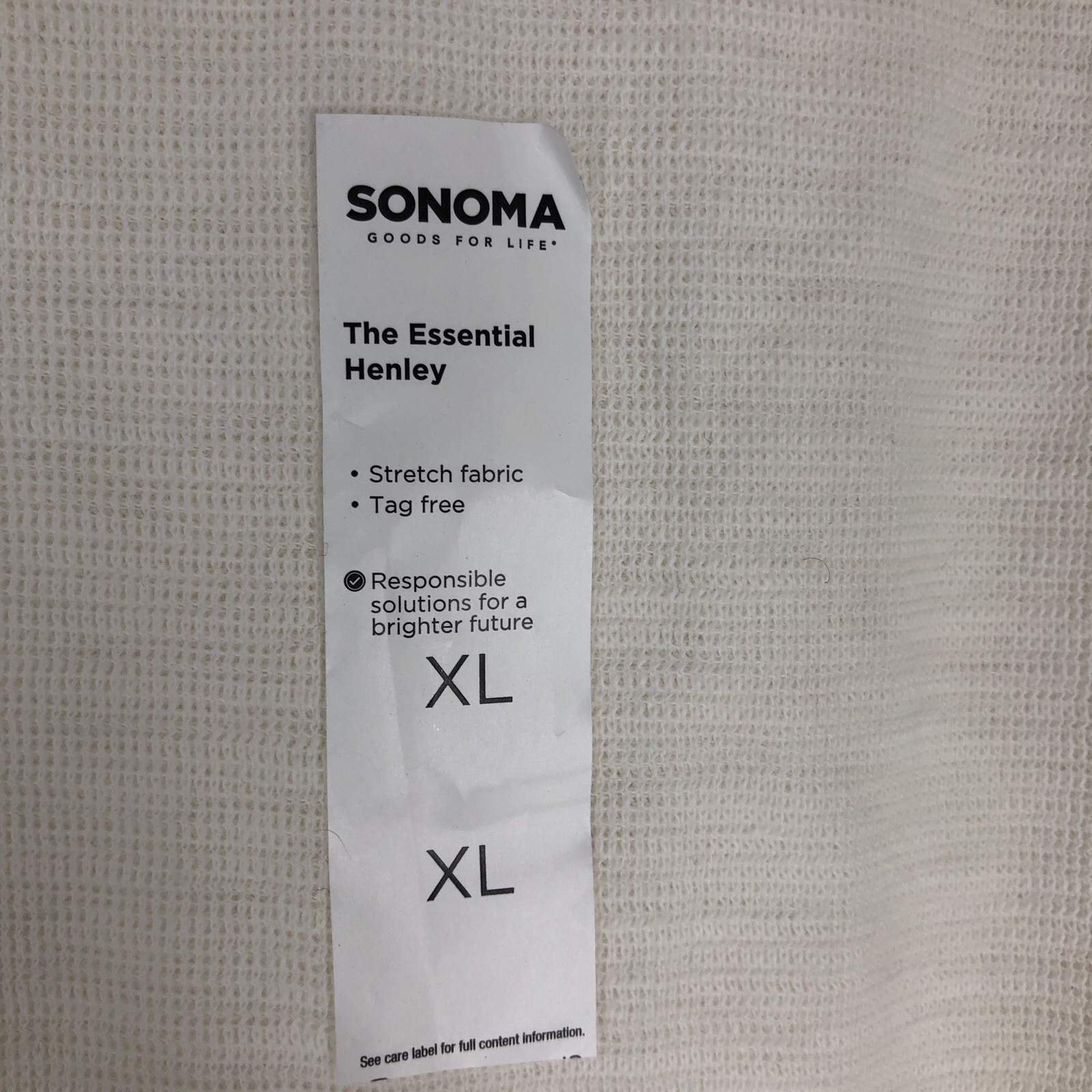 Sonoma Goods For Life Men's The Essential Henley 1/4 Button Size XL gallery
