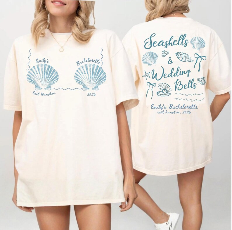 Custom Mermaid Bachelorette Shirt, Comfort Colors Bridal Party Tee gallery