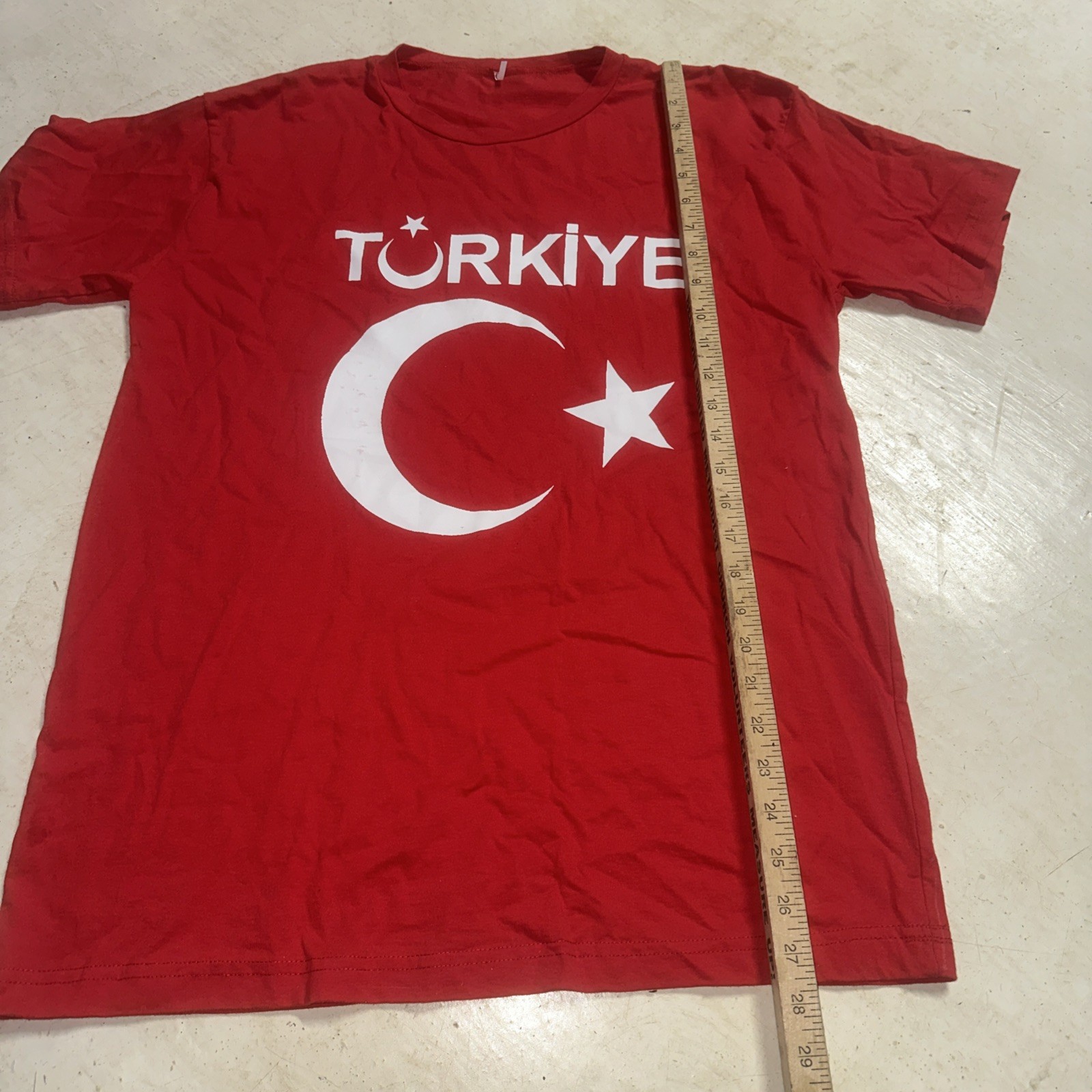 Turkey T-shirt Funny Türkiye Cumhuriyeti Turkish Turkiye Moon Flag T Shirt Red gallery