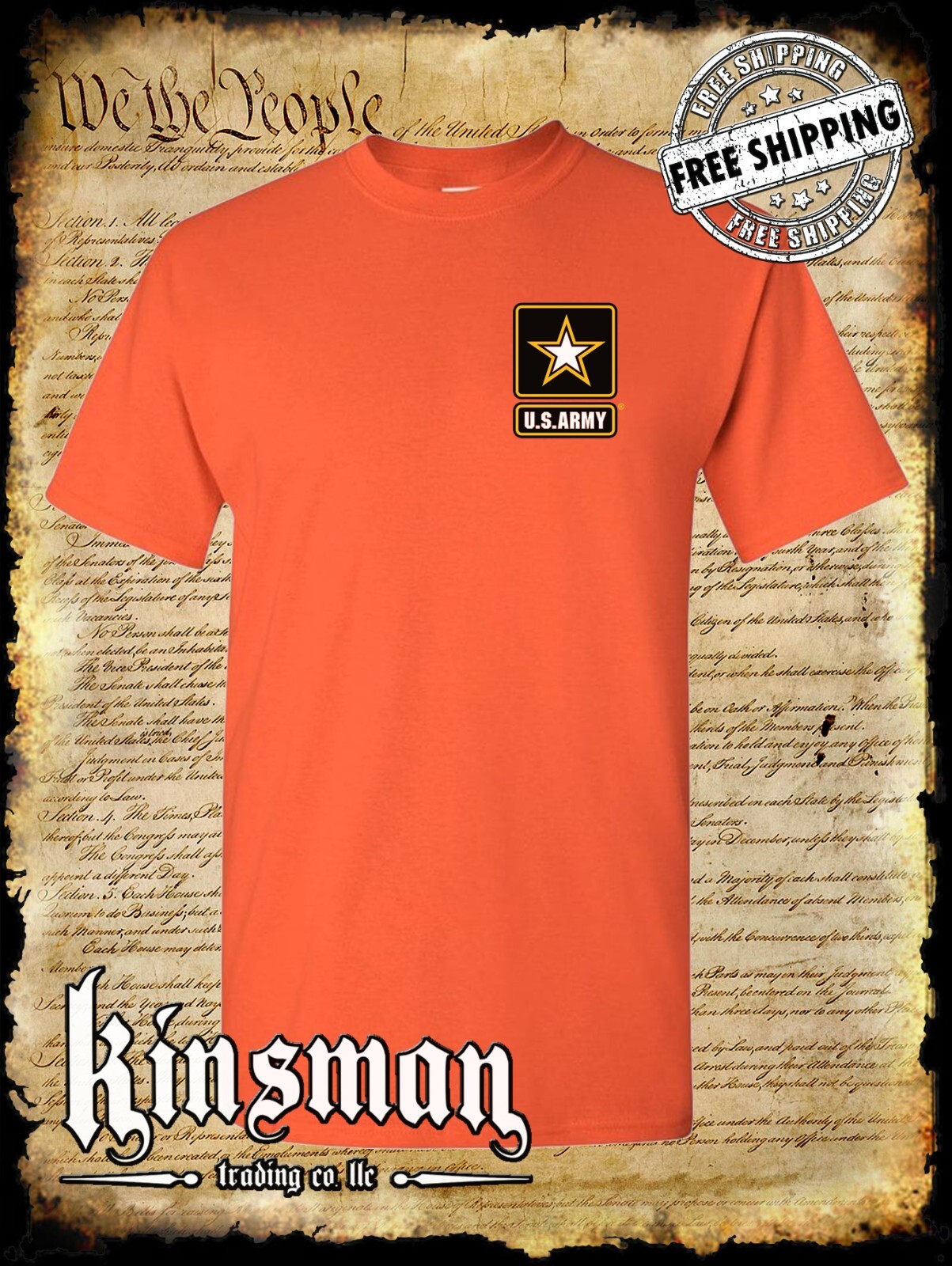 US Army Logo Crest T-Shirt / United States of America Military Official Licensed gallery