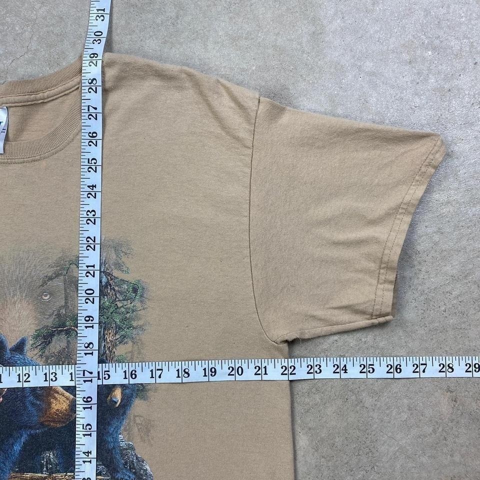 Vintage Oswald's Bear Ranch Shirt Size Large Brown Nature Outdoor gallery