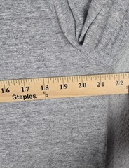 Todd Snyder Chambray Loop Collar Henley T-Shirt Heather Gray Men’s Size Large