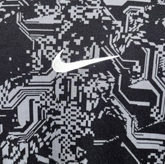 Nike Running Miler SS Dri-Fit Volt Cyber Black Gray T-Shirt XL NWOT