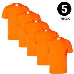 Men’s Plain T-Shirt 3 Pack 5 Pack 100% Cotton Heavy Blend BIG SIZE S to 5XL Tees